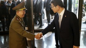 North Korea’s No. 2 visits South for rare talks