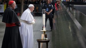 Pope tours 9/11 Memorial